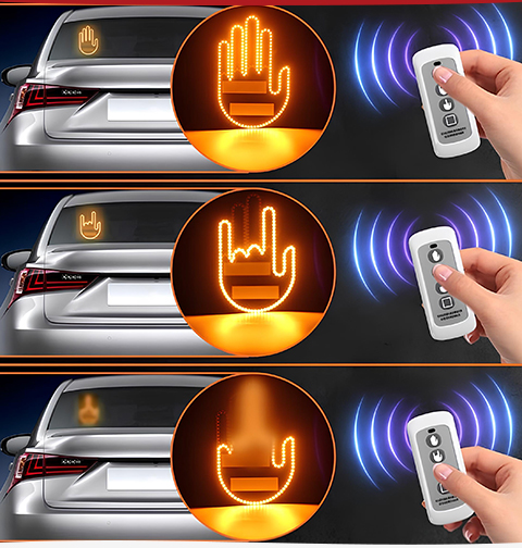 Lampă LED cu gesturi prin telecomandă