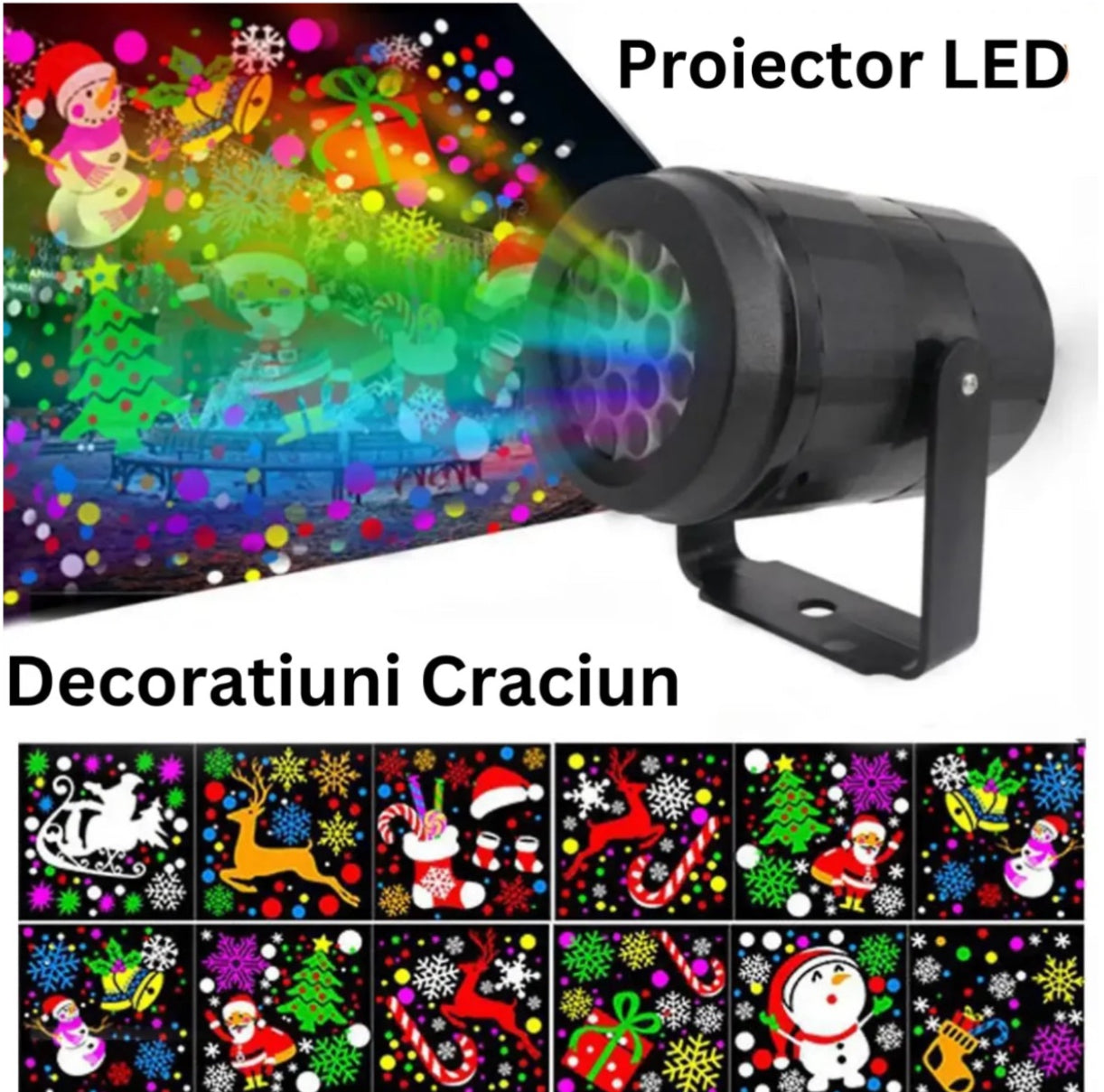 Proiector Craciun LED