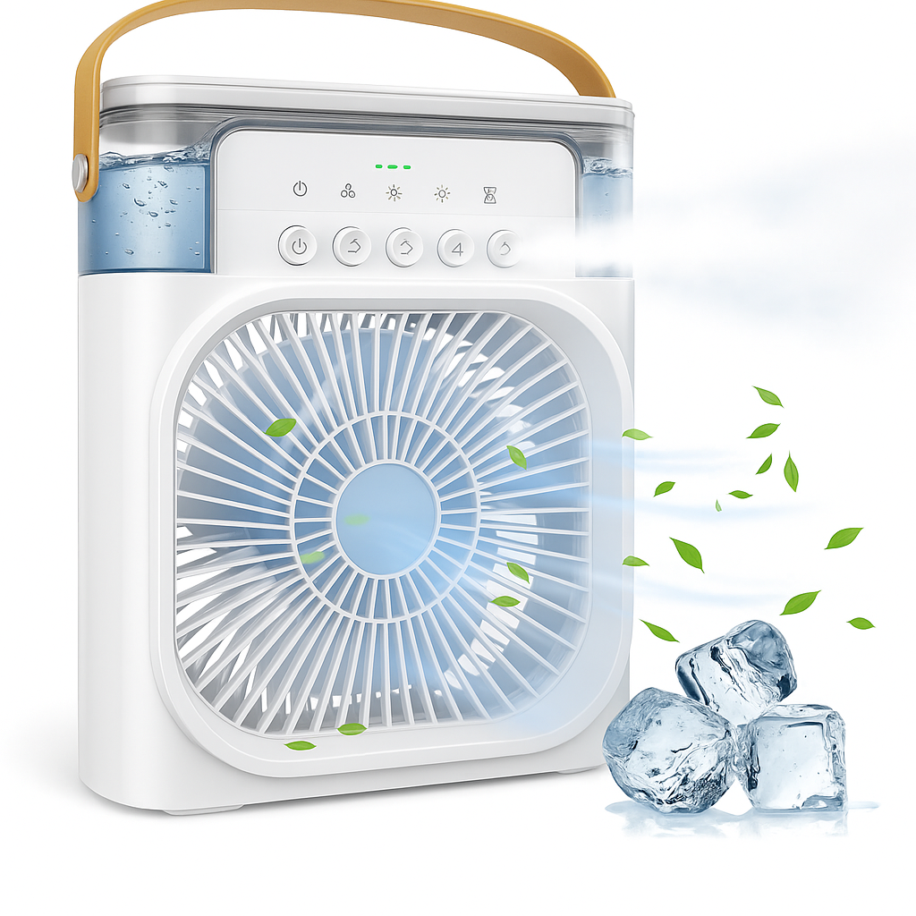 Ventilator Portabil cu pulverizare de apă